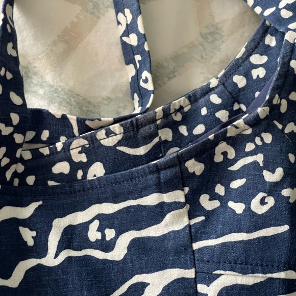 Tanya Taylor Abstract Animal Printed Antonia Dress Linen Blend {$495 Retail} 0 - Picture 8 of 9